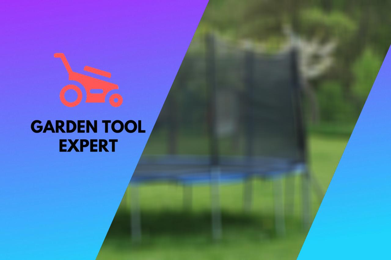 Mowing Under Trampoline, this is the best way to do it Garden Tool